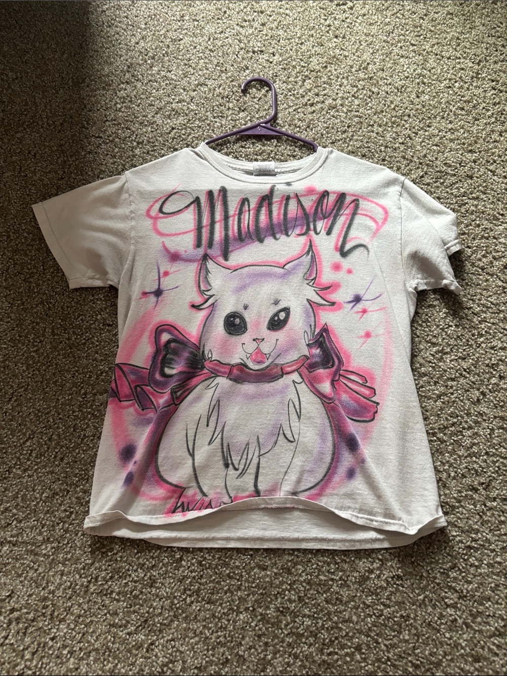 Kids Custom Air Brushed T-Shirt Size L